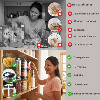 SET DE CONTENEDORES HERMETICOS